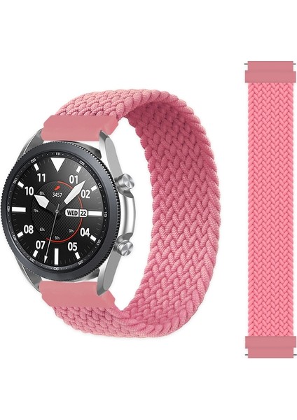 Samsung Galaxy Watch 42MM Naylon Kordonlu Saat 135MM Pembe Için (Yurt Dışından)