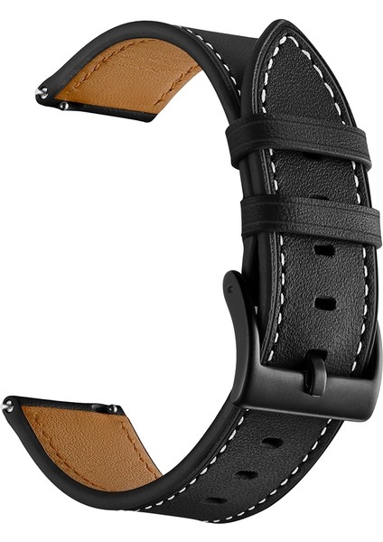 Samsung Galaxy Watch 46MM Siyah Için Deri Kordonlu Saat (Yurt Dışından)