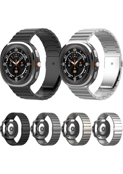 Samsung Galaxy Watch Ultra 47MM Gümüş Için Saf Titanyum Kayış (Yurt Dışından) fiyatları