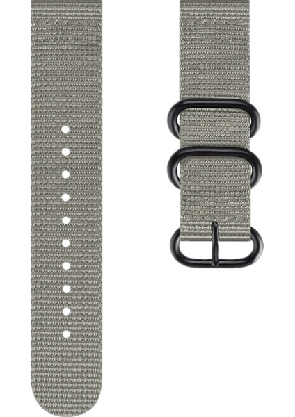 Naylon Üç Halkalı Kayış For Galaxy Watch Active 2 20MM Samsung Galaxy Watch Active 2 20MM / Gear S3 Gri (Yurt Dışından) fiyatları