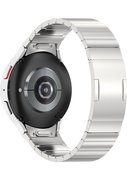 Samsung Galaxy Watch Için Tek Boncuklu Askı6/6 Klasik/5/5 Pro Gümüş (Yurt Dışından)