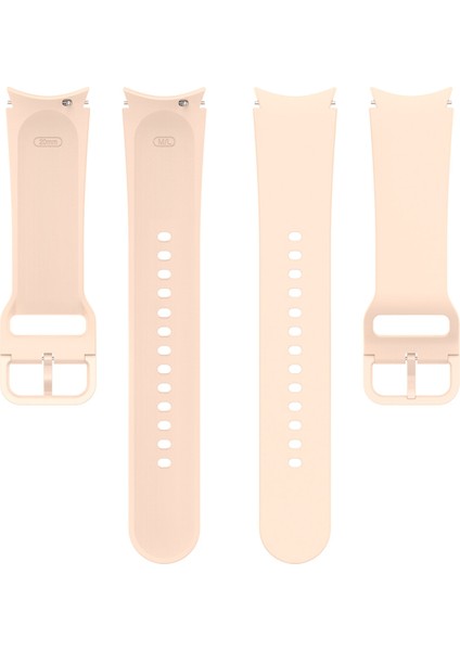 Samsung Galaxy Watch 5 40MM Açık Pembe Için Silikon Watch Band (Yurt Dışından)