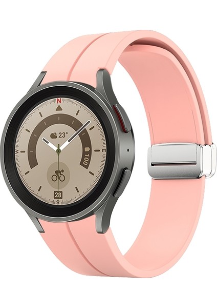 Samsung Galaxy Watch5 40&44MM / Pro 45MM Pembe Için Watch Band (Yurt Dışından)