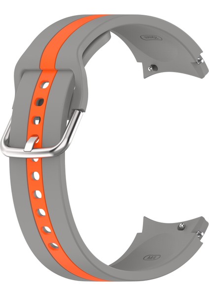 Samsung Galaxy Watch5 / Watch5 Pro Gri Turuncu Için Silikon Watch Band (Yurt Dışından) fiyatları