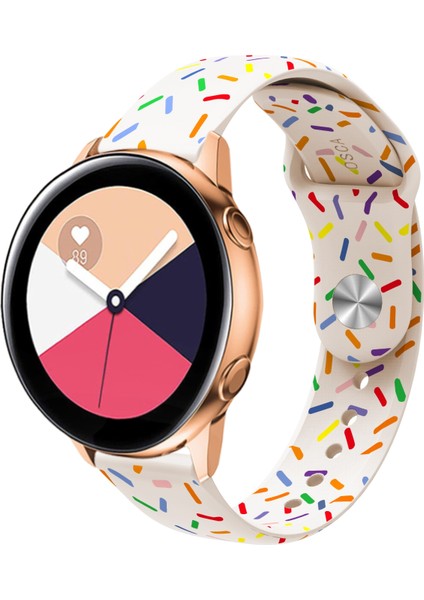 Samsung Galaxy Watch 6/6 Klasik Starlight Rengi Için Silikon Watch Band (Yurt Dışından)