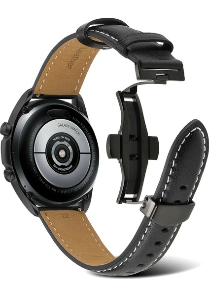 Samsung Galaxy Watch4 20MM Siyah Için Hakiki Deri Watch Band (Yurt Dışından) modelleri