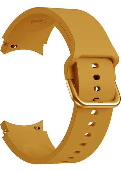Samsung Galaxy Watch4 Classic Için Silikon Kayış 42MM Sarı (Yurt Dışından)