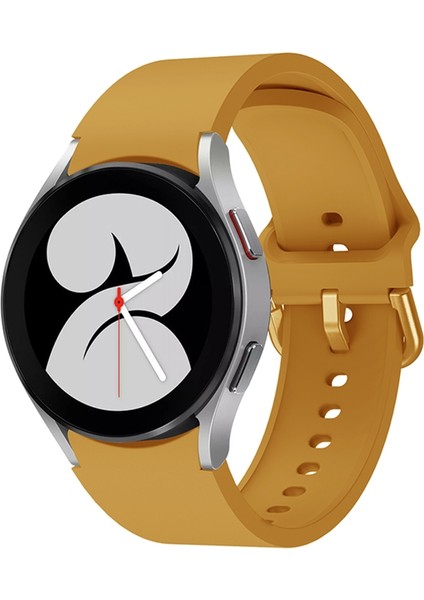 Samsung Galaxy Watch4 Classic Için Silikon Kayış 42MM Sarı (Yurt Dışından) modelleri