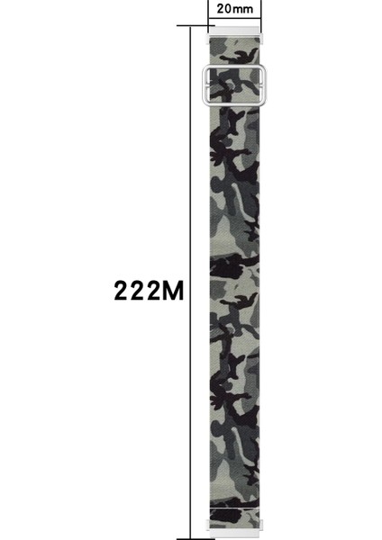 20MM Samsung Galaxy Watch Active2 / Aktif Watch Band Leopar Için (Yurt Dışından)