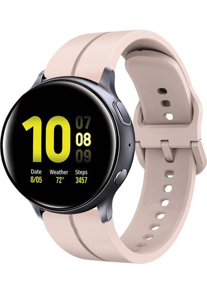 Samsung Galaxy Watch Active 2 44MM Pembe Için Silikon Watch Band (Yurt Dışından)