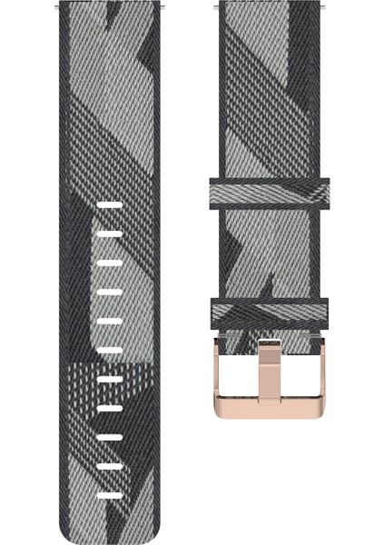 Samsung Galaxy Watch 4 Classic 46MM Gri Için Naylon Dokuma Watch Band (Yurt Dışından)