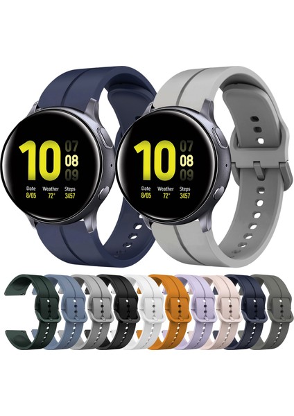 Samsung Galaxy Watch Active 2 44MM Lacivert Için Silikon Watch Band (Yurt Dışından) fırsatları