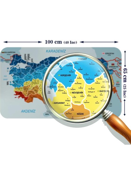 Eğitici - Öğretici Dünya ve Türkiye Haritası Çocuk Odası Duvar STICKER-60X105-3891 indirimleri