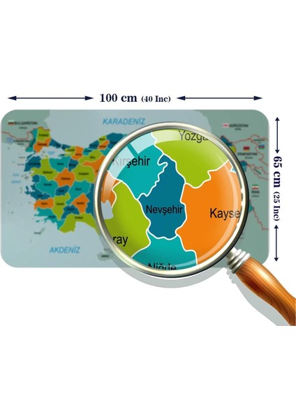 Harita Sepeti Eğitici - Öğretici Dünya ve Türkiye Haritası Çocuk Odası Duvar STICKER-60X105-3887 modelleri