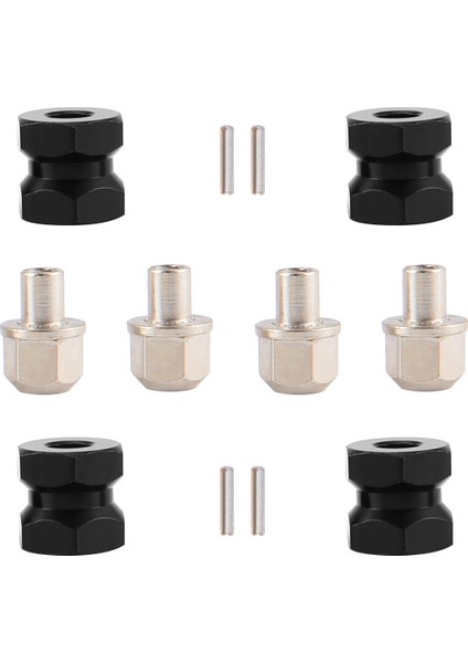 12MM Altıgen Tekerlek Göbeği Adaptörü 12MM Uzatma Kombinasyon Bağlantı Parçası Siyah (Yurt Dışından) modelleri