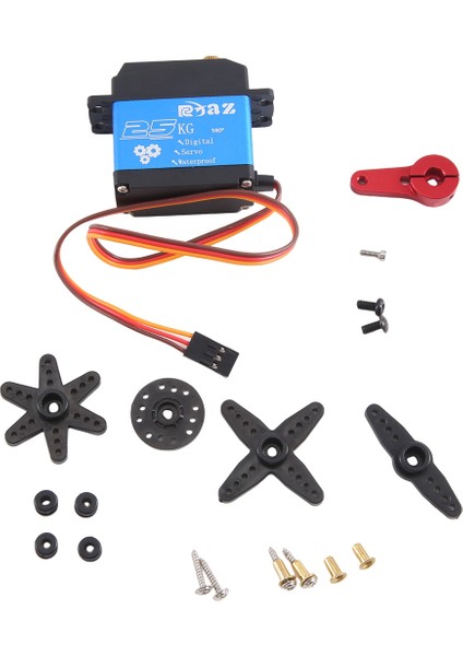 25KG Kısa Gövde Servo 1:10 1:12 Rc Araba SCX10 Trx4 (Yurt Dışından)