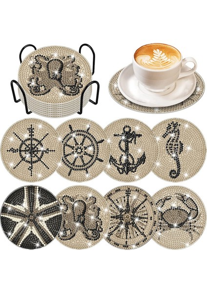 Dıy El Yapımı Bardak Altlığı Süsü Ev Dekorasyonu (Yurt Dışından)