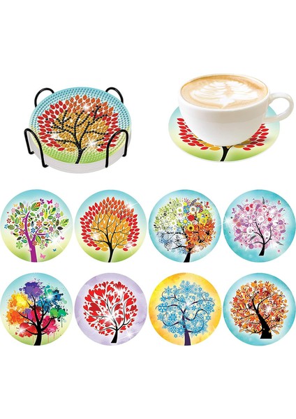 Dıy El Yapımı Bardak Altlığı Süsü Ev Dekorasyonu (Yurt Dışından)