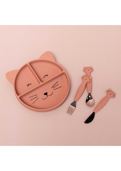 Trıxıe - Sılıcone Dıvıded Suctıon Plate-Mrs. Cat