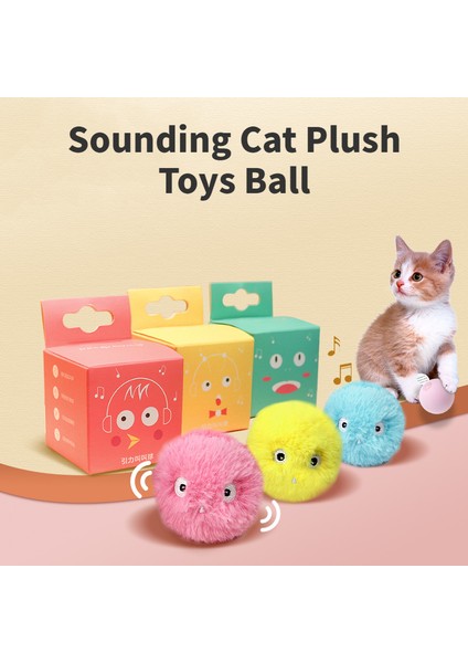 Kedi Oyuncakları Akıllı Etkileşimli Top Kedi Nanesi Kedi Eğitim Oyuncağı Kediler Için Evcil Hayvan Oyun Topu Yavru Kedi Evcil Hayvan Gıcırtılı Oyuncak Malzemeleri Ürünler (Yurt Dışından)