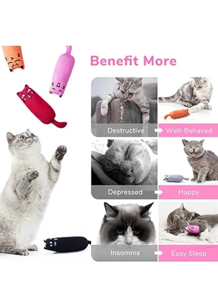 Hışırtı Sesi Kedi Nanesi Oyuncak Kediler Evcil Hayvanlar Için Ürün Kedi Oyuncakları Yavru Kedi Diş Gıcırdatan Kedi Peluş Oyuncak Başparmak Yastığı Evcil Hayvan Aksesuarları (Yurt Dışından) modelleri