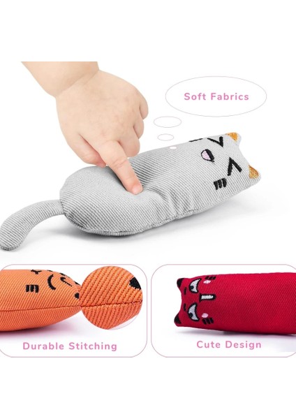 Hışırtı Sesi Kedi Nanesi Oyuncak Kediler Evcil Hayvanlar Için Ürün Kedi Oyuncakları Yavru Kedi Diş Gıcırdatan Kedi Peluş Oyuncak Başparmak Yastığı Evcil Hayvan Aksesuarları (Yurt Dışından) fırsatları