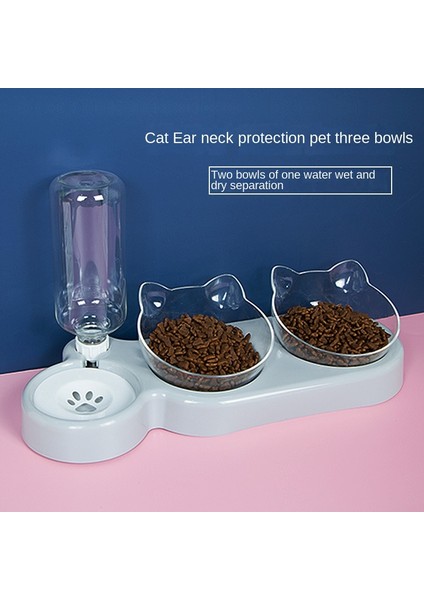 Evcil Hayvan Malzemelerikediler ve Köpekler Için Yükseltilmiş Kaplardayanıklı Çift Kedi ve Köpek Kap Besleyicileriyükseltilmiş Kedi Besleme ve Içme Malzemeleri (Yurt Dışından) modelleri