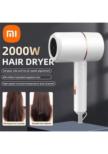 Xiaomi Saç Kurutma Makinesi Mini Katlanır 0W Taşıma Çantası ile Sıcak Hava Anyon Saç Bakımı Ev Seyahat Saç Kurutma Makinesi Yurt Saç Kurutma Makinesi (Yurt Dışından) fiyatları