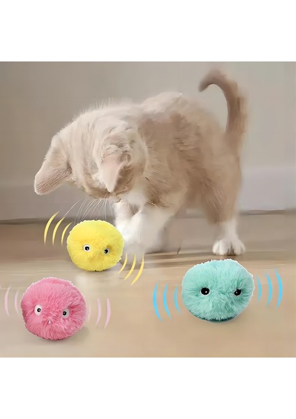 Akıllı Kedi Oyuncakları Etkileşimli Top Kedi Nanesi Kedi Eğitim Oyuncağı Evcil Hayvan Oyun Topu Evcil Hayvan Gıcırtılı Malzemeler Ürünleri Kediler Için Oyuncak Yavru Kedi (Yurt Dışından)