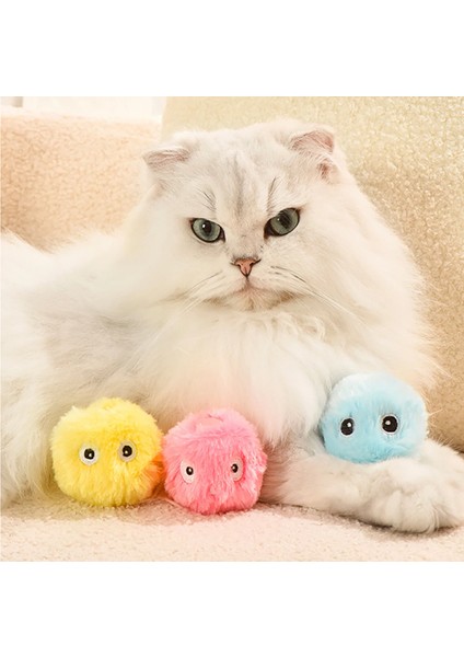 Akıllı Kedi Oyuncakları Etkileşimli Top Kedi Nanesi Kedi Eğitim Oyuncağı Evcil Hayvan Oyun Topu Evcil Hayvan Gıcırtılı Malzemeler Ürünleri Kediler Için Oyuncak Yavru Kedi (Yurt Dışından)