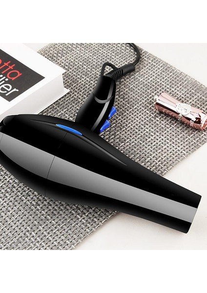 Kurutma Makinesi 2200W Difüzörlü Siyah Kurutma Makinesi 2200W Güçlü Saç Kurutma Makinesi Kurutma Makinesi Aksesuarları Şekillendirici Başlıklar Sivri Kuyruklu Tarak Düz (Yurt Dışından) modelleri