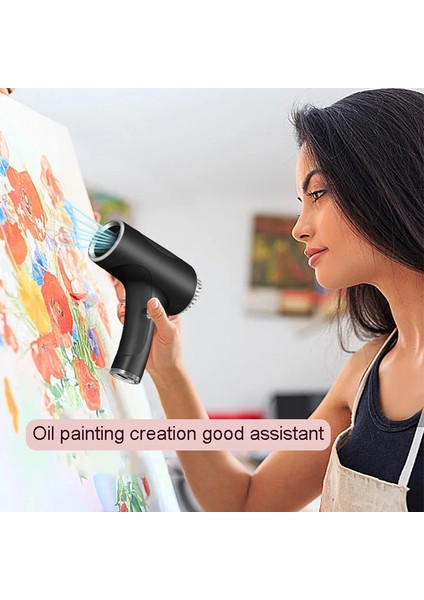 Taşınabilir 220V Kablolu/kablosuz Çift Kullanımlı Saç Kurutma Makinesi Sıcak Soğuk Eşit Rüzgar 2 Vites Taşınabilir Mini Saç Kurutma Makinesi Ev Seyahat Sanat Yapımı Için (Yurt Dışından)
