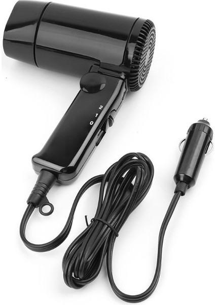 Taşınabilir 12V Araba Şekillendirme Saç Kurutma Makinesi Sıcak Soğuk Katlanır Üfleyici Pencere Buz Çözücü (Yurt Dışından)