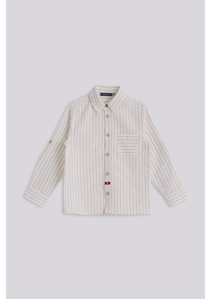 Bg Store Erkek Çocuk Çizgili Gömlek