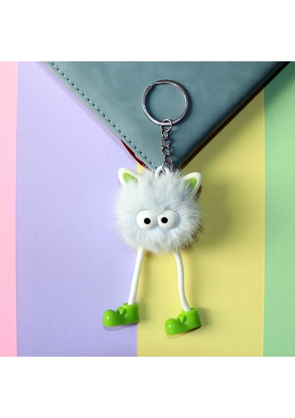 Yeni Peluş Bebek Küçük Kolye Araba Çantası Çekicilik Anahtarlık Karikatür Peluş Aksesuarları Durak Bebek Hediye (Yurt Dışından)