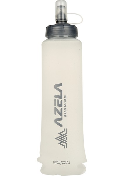 Spor Yumuşak Su Şişeleri Taşınabilir Katlanır 500ML Açık Yumuşak Su Torbası Sınır Ötesi Dağcılık Kross Katlanabilir Koşu Su Şişeleri (Yurt Dışından)