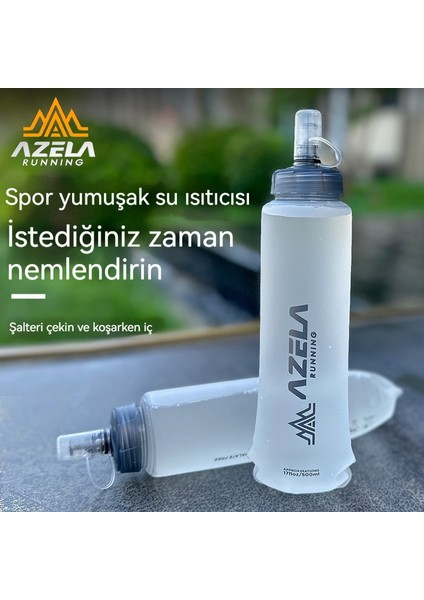 Spor Yumuşak Su Şişeleri Taşınabilir Katlanır 500ML Açık Yumuşak Su Torbası Sınır Ötesi Dağcılık Kross Katlanabilir Koşu Su Şişeleri (Yurt Dışından) fiyatları