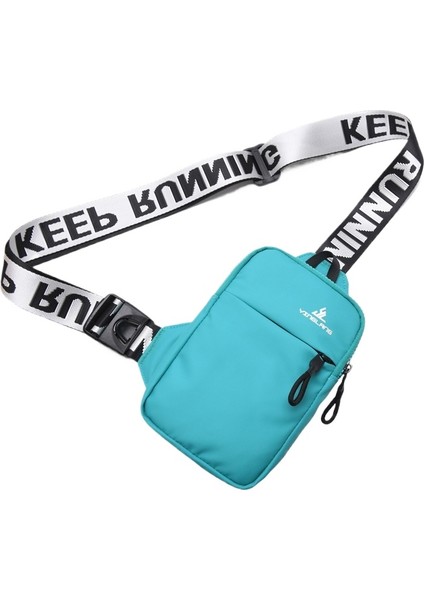 Ultra Hafif Açık Spor Göğüs Çantası Küçük Omuz Sırt Çantası Crossbody Cep Telefonu Bel (Yurt Dışından)