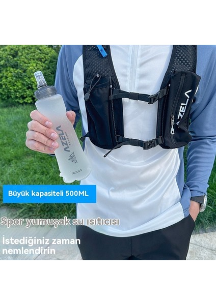 Spor Yumuşak Su Şişeleri Taşınabilir Katlanır 500ML Açık Yumuşak Su Torbası Sınır Ötesi Dağcılık Kross Katlanabilir Koşu Su Şişeleri (Yurt Dışından) modelleri