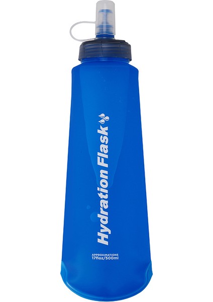 Açık Spor Ekipmanları Tpu Katlanabilir Yumuşak Su Şişesi 500ML (Yurt Dışından)