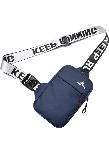 Ultra Hafif Açık Spor Göğüs Çantası Küçük Omuz Sırt Çantası Crossbody Cep Telefonu Bel (Yurt Dışından)
