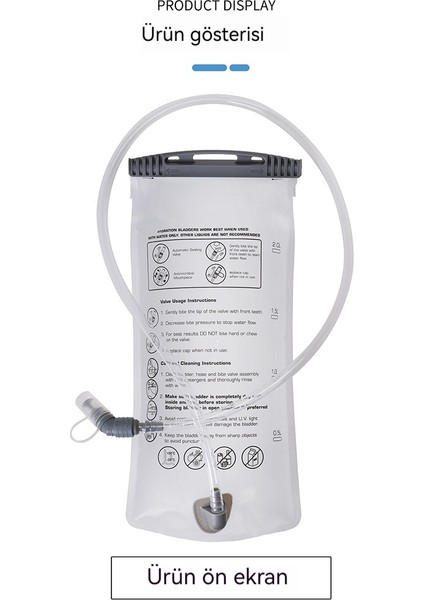 Açık Spor Ekipmanları Bisiklet Sırt Çantası Çok Fonksiyonlu Özel Su Çantası 2 Litre Güçlü ve Dayanıklı Sızıntı (Yurt Dışından) fiyatları
