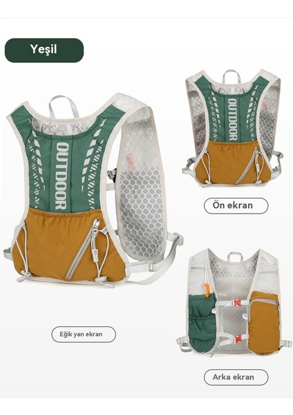 Nefes Alabilir Yelek Çantası Ter Emici Spor Koşu Çantası Sınır Ötesi Bisiklet Çantası Maraton Kros Seyahat Naylon Dağcılık Sırt (Yurt Dışından) fiyatları
