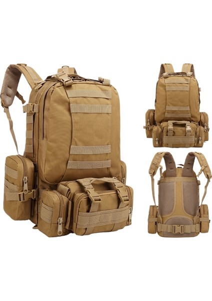 Büyük Kapasiteli Su Geçirmez Depolama Kombinasyonu Sırt Çantası Kamuflaj Seyahat Sporları Açık Hava (Yurt Dışından)