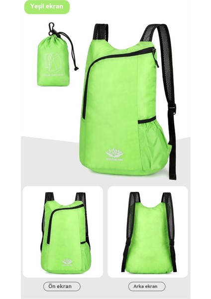 Ultra Hafif Katlanır Çanta Bisiklet Spor Sırt Çantası Hafif Cilt Çantası Taşınabilir Açık Yürüyüş Çantası (Yurt Dışından) fiyatları