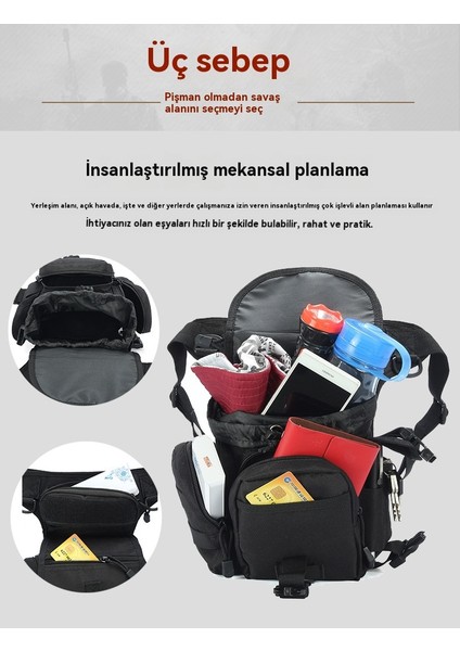 Su Geçirmez Oxford Kumaş Kamuflaj Stili Tek Omuz Crossbody (Yurt Dışından) fiyatları