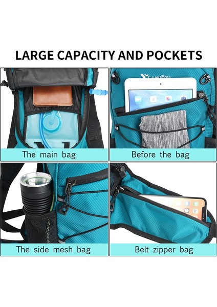 Ultra Hafif Açık Spor Sırt Çantası Su Geçirmez Büyük Kapasiteli Yürüyüş Dağcılık Kross Çantası Bisiklet (Yurt Dışından) fırsatları