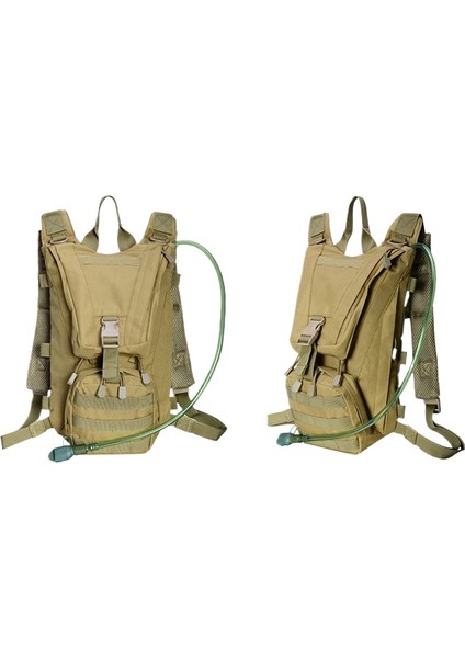 Askeri Fan Dağcılık Çantası Taktik Sırt Çantası Kamp Seyahat Sırt Çantası Kamuflaj Açık 2l 3l Çok Fonksiyonlu Spor Su Çantası (Yurt Dışından)