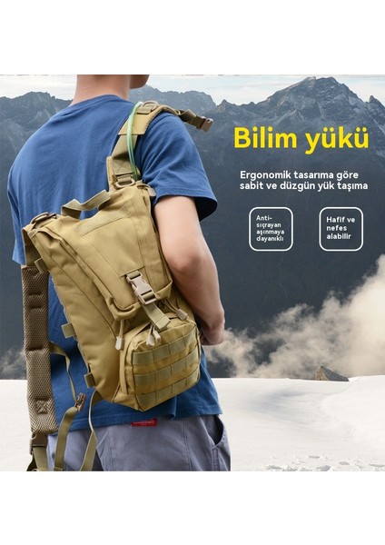 Askeri Fan Dağcılık Çantası Taktik Sırt Çantası Kamp Seyahat Sırt Çantası Kamuflaj Açık 2l 3l Çok Fonksiyonlu Spor Su Çantası (Yurt Dışından) indirimleri