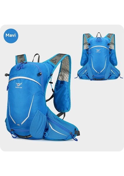 Açık Bisiklet Su Çantası Sırt Çantası Erkekler ve Kadınlar Için 16 Litre Spor Nefes Alma Seyahat Sırt (Yurt Dışından)